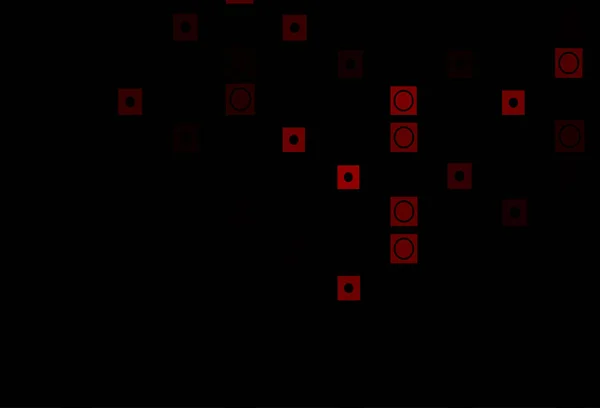 Dark Red Vector Cover Polygonal Circular Style — Stock Vector