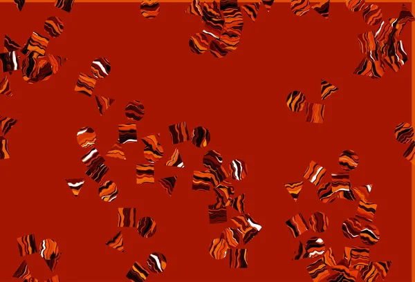 Modèle Vectoriel Orange Clair Dans Style Polygonal Avec Des Cercles — Image vectorielle