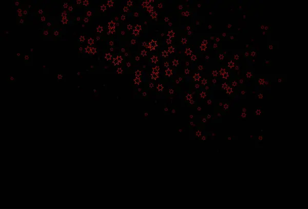 Темно Оранжевый Векторный Шаблон Небесными Звездами — стоковый вектор