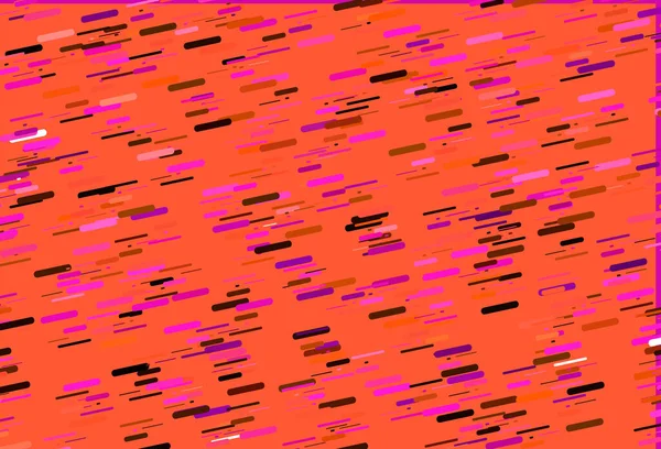 Rose Clair Disposition Vectorielle Jaune Avec Lignes Plates — Image vectorielle