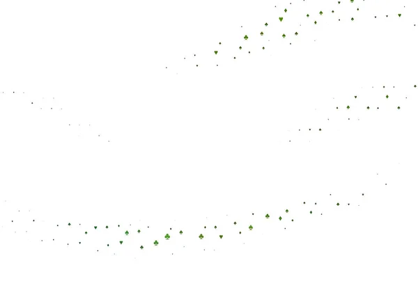 Padrão Vetor Verde Claro Com Símbolo Cartões —  Vetores de Stock