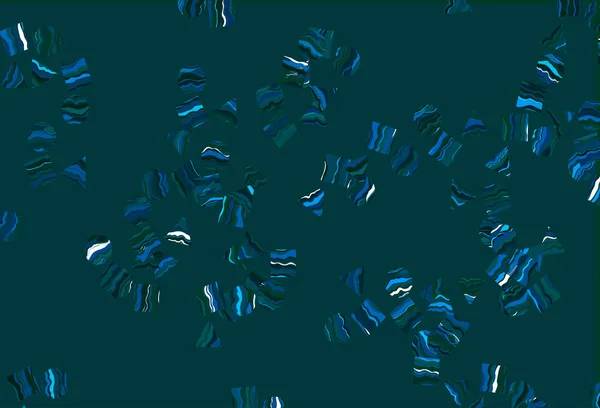 Ljusblå Grön Vektoröverdrag Polygonal Stil Med Cirklar — Stock vektor