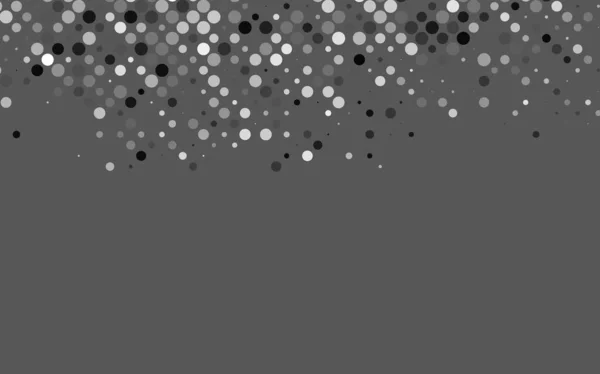 Vektorbakgrund Med Prickar Illustration Med Uppsättning Färgglada Abstrakta Cirklar — Stock vektor