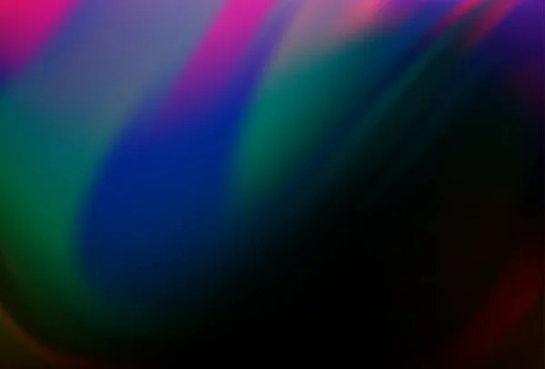 Multicolor Escuro Vetor Arco Íris Colorido Fundo Abstrato —  Vetores de Stock