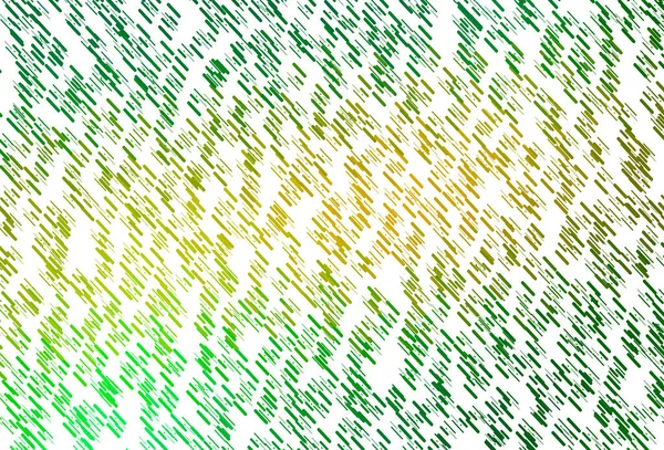 Verde Claro Textura Vector Amarillo Con Líneas Colores — Vector de stock