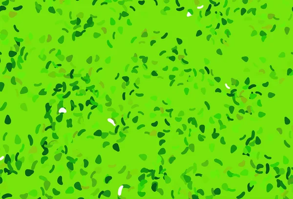 Textura Vectorial Verde Claro Con Formas Aleatorias — Vector de stock