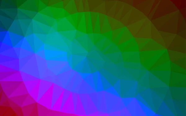 Superficie Triángulos Colores Tono Brillante Vaga Ilustración Abstracta Con Gradiente — Archivo Imágenes Vectoriales