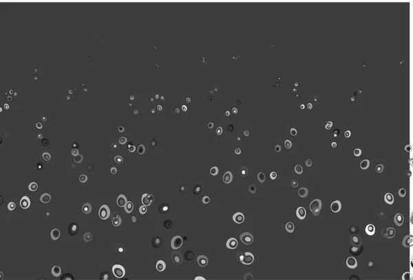 Argent Clair Modèle Vectoriel Gris Avec Cercles — Image vectorielle