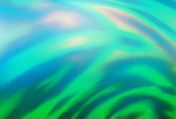 浅蓝色 绿色矢量抽象明亮模板 — 图库矢量图片