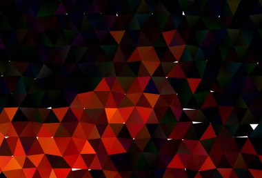 Açık Turuncu vektör soyut mozaik arkaplan.