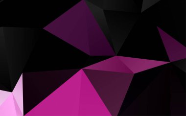 Üçgenler parlak ton renkleriyle yüzeye çıkar. Belirsiz soyut çizimler ve gradyan. İşiniz için yepyeni bir tasarım.  