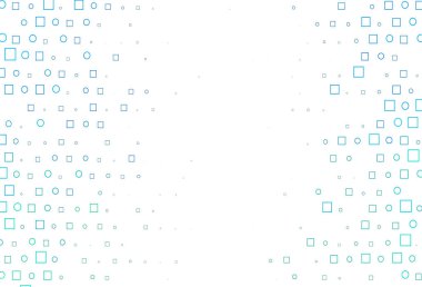 Açık Mavi, diskleri ve dikdörtgenleri olan yeşil vektör dokusu.