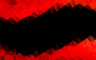 çokgen biçiminde soyut vektör deseni 