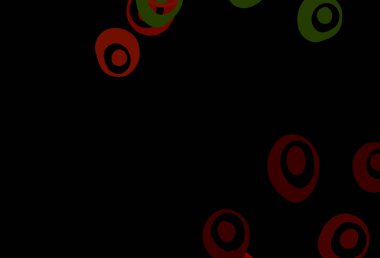 Koyu yeşil, benekli kırmızı vektör örtüsü.