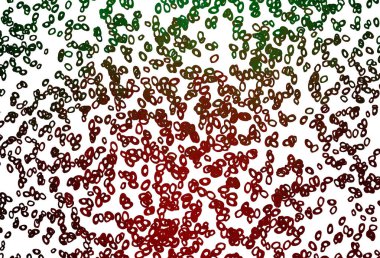 Koyu yeşil, diskleri olan kırmızı vektör dokusu.