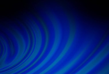 Lav şekilli koyu mavi vektör şablonu.