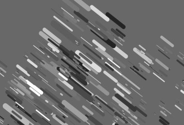 Açık Gümüş, renkli çizgileri olan gri vektör dokusu.