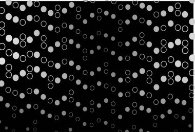 Koyu Gümüş, daire şekilli gri vektör düzeni.