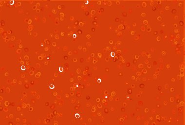 Kabarcıklı Açık Turuncu vektör arkaplanı.