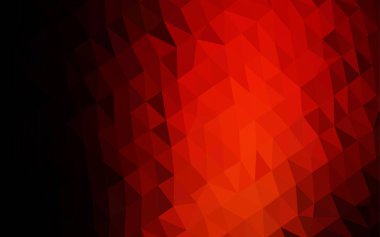 Üçgenler parlak ton renkleriyle yüzeye çıkar. Belirsiz soyut çizimler ve gradyan. İşiniz için yepyeni bir tasarım.  