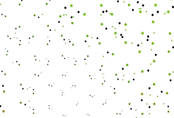 Lichtgroene Vector Textuur Poly Stijl Met Cirkels Blokjes — Stockvector