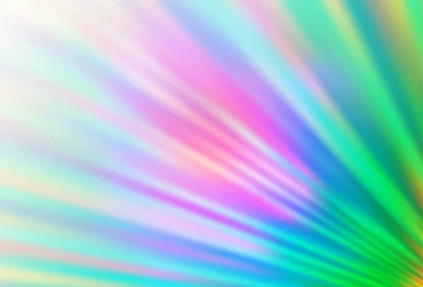 Multicolor Ringan Tekstur Vektor Rainbow Dengan Garis Berwarna - Stok Vektor