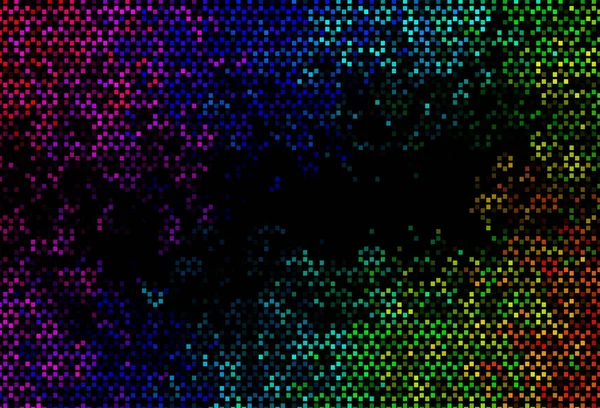 Dark Multicolor Rainbow Vector Cover Polygonal Style — Stock Vector