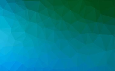 Üçgenler parlak ton renkleriyle yüzeye çıkar. Belirsiz soyut çizimler ve gradyan. İşiniz için yepyeni bir tasarım.  