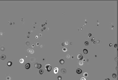 Açık Gümüş, daire şekilli gri vektör düzeni.