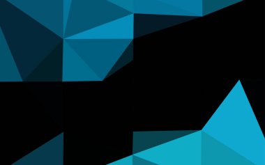 çokgen biçiminde soyut vektör deseni 