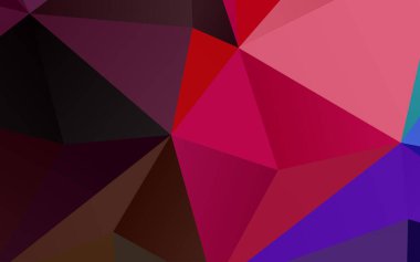 Üçgenler parlak ton renkleriyle yüzeye çıkar. Belirsiz soyut çizimler ve gradyan. İşiniz için yepyeni bir tasarım.  