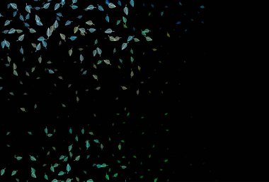 Koyu Yeşil, Sarı vektör çizim düzeni.