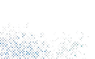 Noktalı beyaz vektör arkaplanı. Soyut çemberlerin oluşturduğu bir resim. 