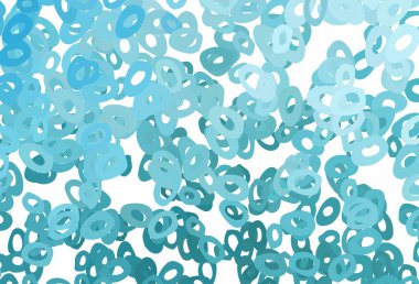 Çember şekilli hafif BLUE vektör düzeni.