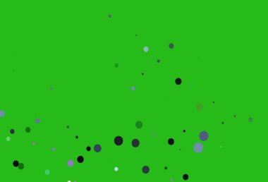 Hafif Çokrenkli, baloncuklu Gökkuşağı vektör arkaplanı.