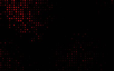 Noktalı siyah vektör arkaplanı. Soyut çemberlerin oluşturduğu bir resim. 