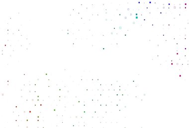 Açık Çokrenkli, kare biçimli Gökkuşağı vektör şablonu.