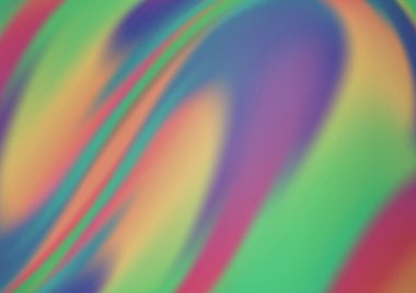 Parlak renkli arkaplan ve gradyan. Soyut bulanık şekilli vektör illüstrasyonu. 