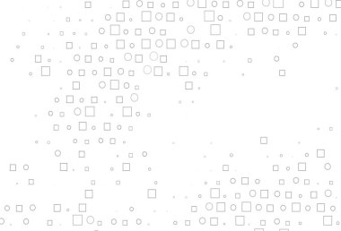 Açık Gümüş, daireyle gri vektör örtüsü, küplerle.