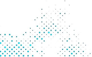 Noktalı beyaz vektör arkaplanı. Soyut çemberlerin oluşturduğu bir resim. 