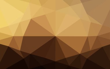 Üçgenler parlak ton renkleriyle yüzeye çıkar. Belirsiz soyut çizimler ve gradyan. İşiniz için yepyeni bir tasarım.  