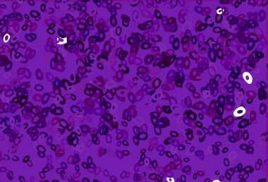 Noktalı koyu mor vektör arkaplanı.