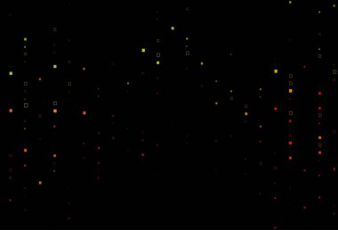 Koyu yeşil, çokgen biçiminde kırmızı vektör örtüsü.