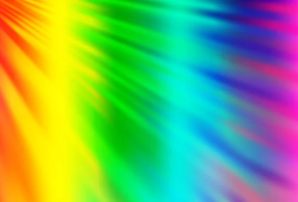 Světle Vícebarevná Duhová Vektorová Textura Barevnými Liniemi — Stockový vektor