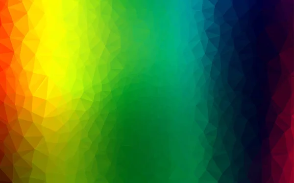 Dreiecke Oberfläche Hellen Farbtönen Vage Abstrakte Illustration Mit Farbverlauf Brandneues — Stockvektor