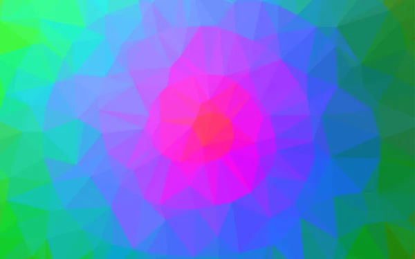 Trianglar Yta Ljusa Ton Färger Vag Abstrakt Illustration Med Lutning — Stock vektor