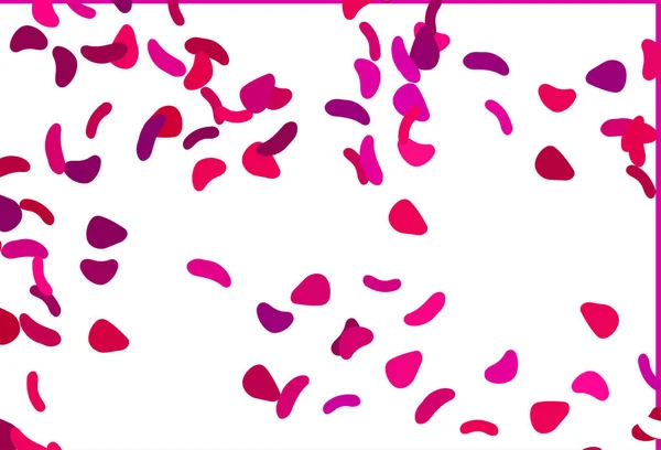 Ανοιχτό Μωβ Ροζ Διανυσματικό Μοτίβο Χαοτικά Σχήματα — Διανυσματικό Αρχείο