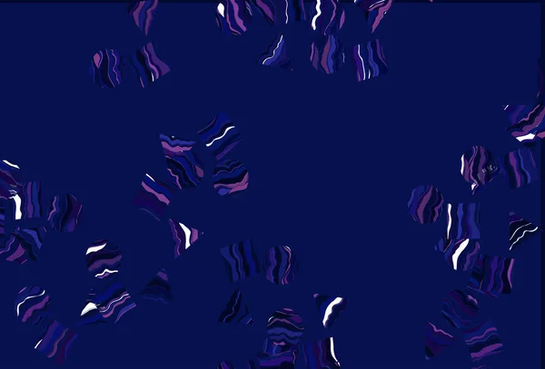 Светло Розовая Синяя Векторная Компоновка Кругами Линиями Прямоугольниками — стоковый вектор