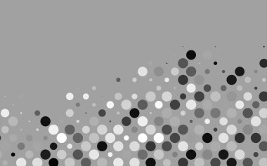 Noktalı vektör arkaplanı. Renkli soyut çemberler kümesi ile resim. 