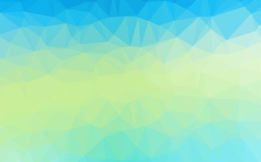 Üçgenler parlak ton renkleriyle yüzeye çıkar. Belirsiz soyut çizimler ve gradyan. İşiniz için yepyeni bir tasarım.  